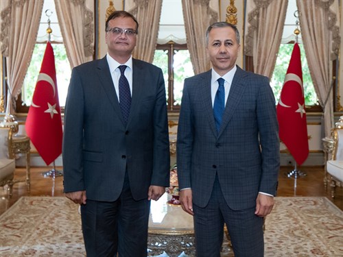 Mısır İstanbul Başkonsolosu Tarek Khalil, Vali Yerlikaya’yı Ziyaret Etti
