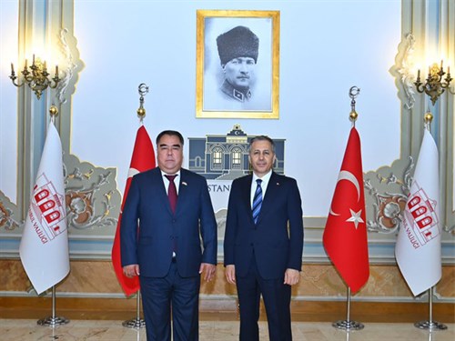 Tacikistan SUGD Bölgesi Başkanı Ahmadzoda Rajabboy, Vali Yerlikaya’yı Ziyaret Etti