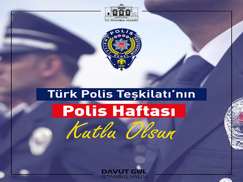 Türk Polis Teşkilatının Kuruluşunun 179. Yıl Dönümü Kutlu Olsun