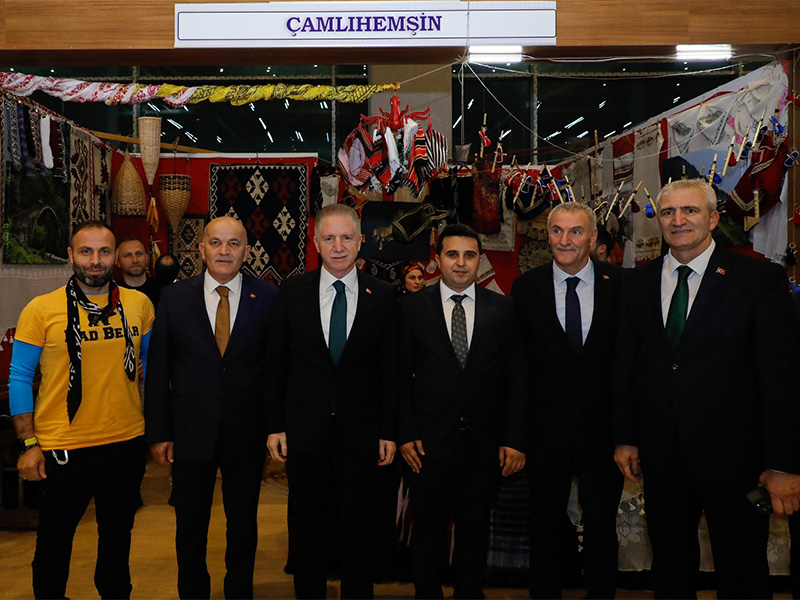 Vali Gül, Rize İl Tanıtım Günleri’nde…